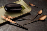 Zestaw sztućców Echtwerk Positano Due-Bronze, Black Edition, 20 sztuk, 4 osoby Kuchnia Naty Shop
