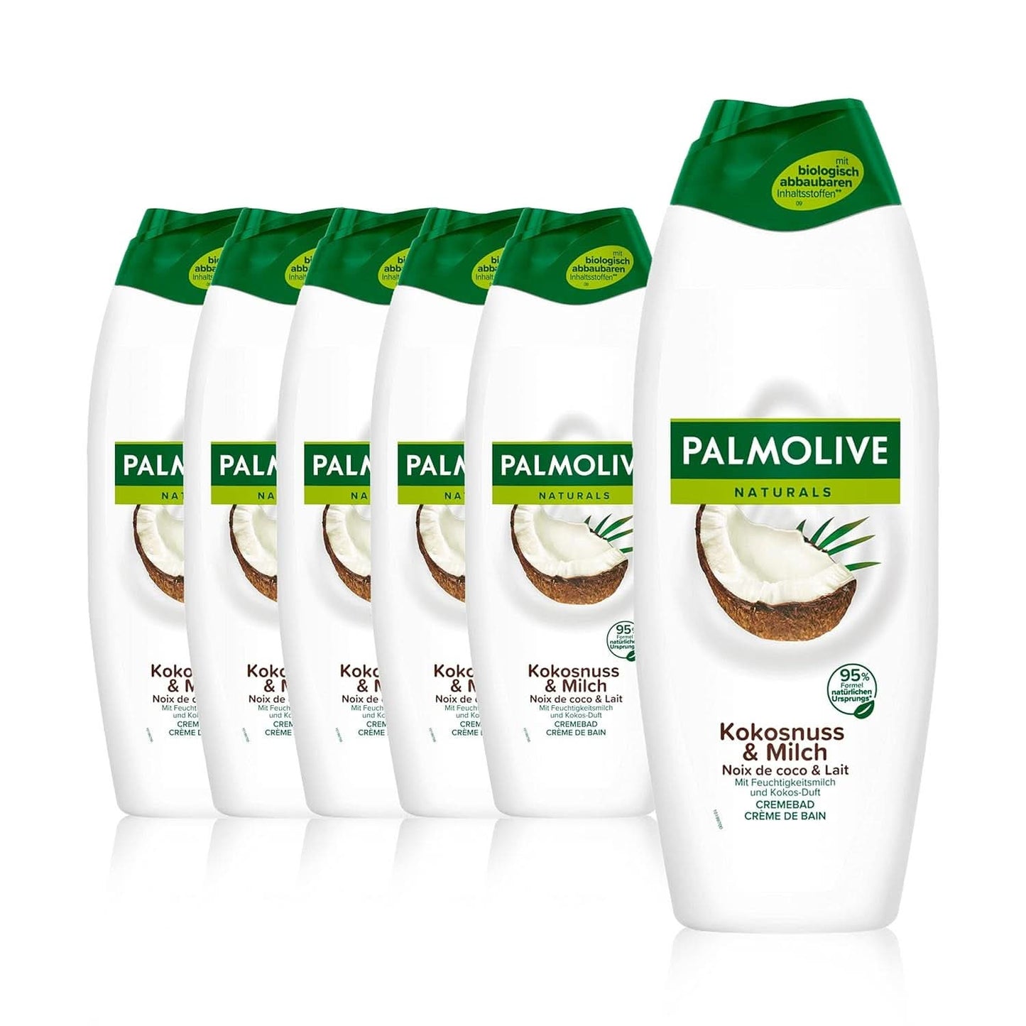 Palmolive Naturals Żel pod prysznic z kokosem i mlekiem, 6 x 250 ml Naty Shop Prysznic i kąpiel