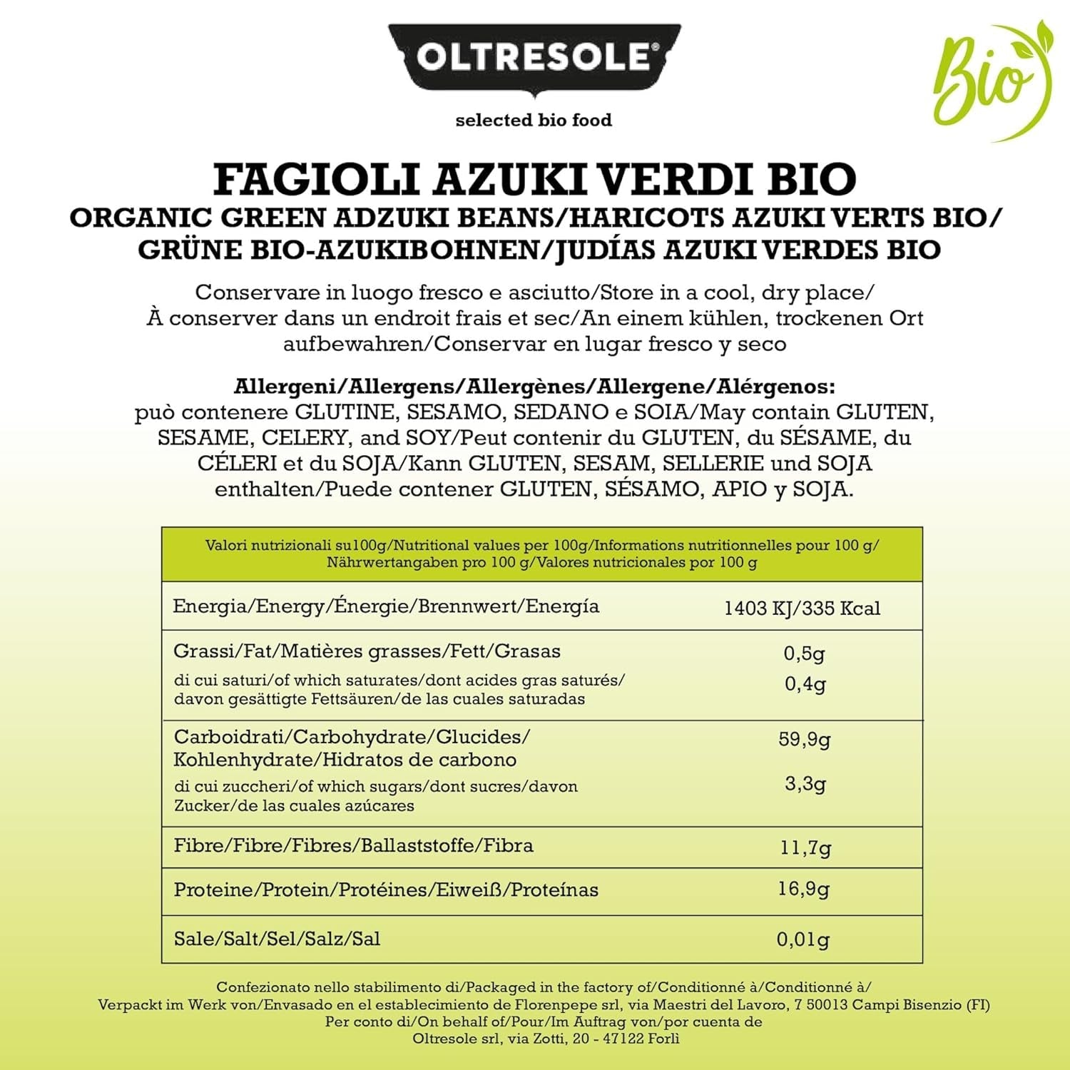 Organiczna zielona fasola azuki, 5kg, suszone rośliny strączkowe z kontrolowanych upraw ekologicznych, idealna do wegańskich i wegetariańskich zup, sałatek i przepisów, opakowanie ekonomiczne