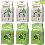 Elf-Family 6 pudełek (12 szt.) Organiczny makaron Konjac o bardzo niskiej zawartości węglowodanów Shirataki Wegański bezglutenowy – 1,62 kg, bez węglowodanów/keto/niskokaloryczny/beztłuszczowy/bez cukru Makaron instant – spaghetti i fettuccine