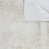 HOME DECO FACTORY Kołdra z długim włosiem, 220Cm X 240Cm, beż Kołdry i kołdry Naty Shop