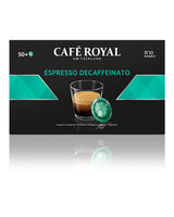 Kapsułki Espresso Forte 50 do profesjonalnego ekspresu Nespresso - Intensywność 7/10 - UTZ-zertifiziert & Espresso Decaffeinato 50 saszetek do profesjonalnego ekspresu Nespresso - Intensywność 7/10