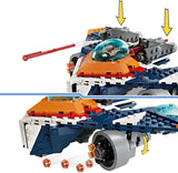 LEGO Marvel Rakiety Statek kosmiczny kontra. Zestaw statku kosmicznego Ronana do zbudowania Strażnicy Galaktyki Figurka superbohatera Prezent dla chłopców i dziewcząt w wieku 8 lat 76278 Zestawy do budowania Besuche den LEGO-Store