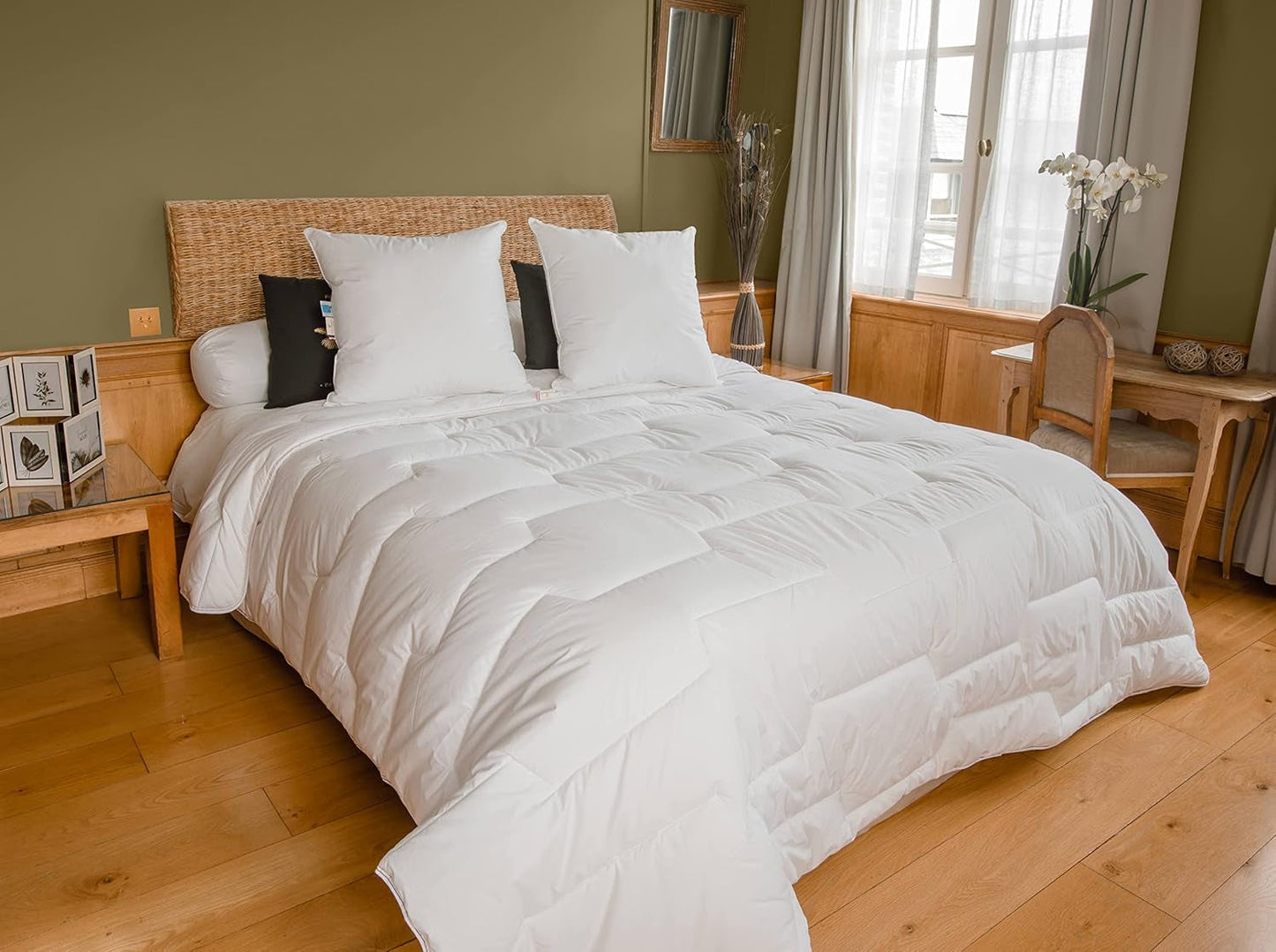 Kołdra 240 X 220 Cm | Bawełna organiczna i wełna merynosów | Ciepły Można prać w pralce w temperaturze 30°C. Kołdry i kołdry Naty Shop