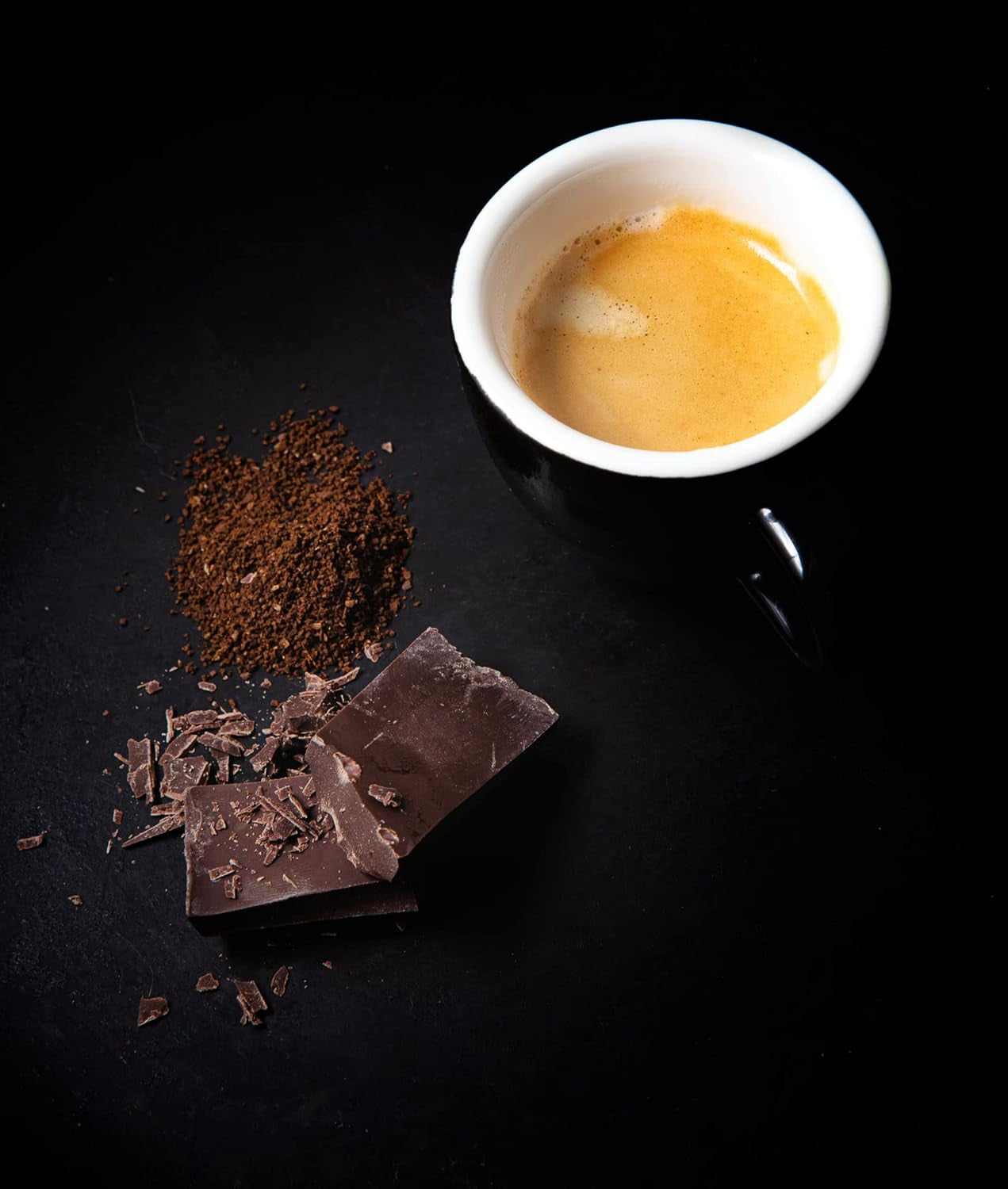 Espresso Kaffeebohnen mocne 500g, Barista Kaffee schokoladig und säurearm, Espressobohnen, Bohnenkaffee mit Arabica und Robusta, delikatna Crema, idealna do Cappuccino
