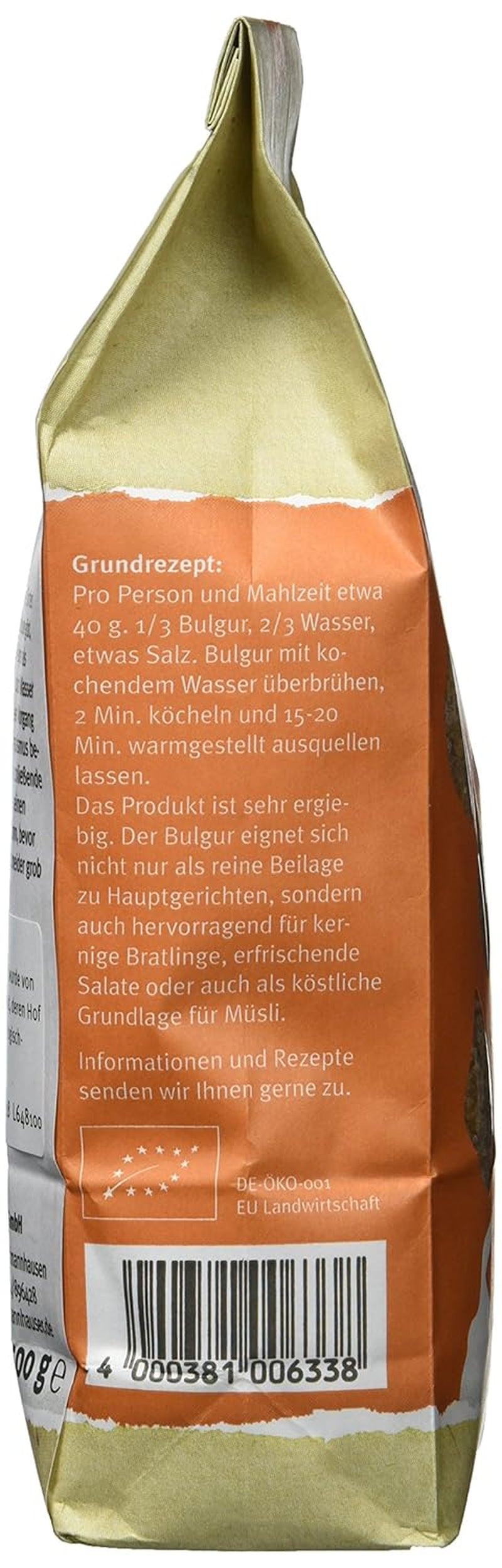 Organiczny bulgur gryczany 6 opakowań (6 x 500g)