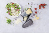 FACKELMANN Food&More 45463, Tarka do parmezanu ze stali nierdzewnej z pojemnikiem świeżości Obieraczka Naty Shop