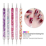 Zestaw pinsel do paznokci, 20 szt. Nageldesign Malerei Pinsel, Professionelle Nail Art Design Pinsel, Pinsel do paznokci Fine Liner, różowy