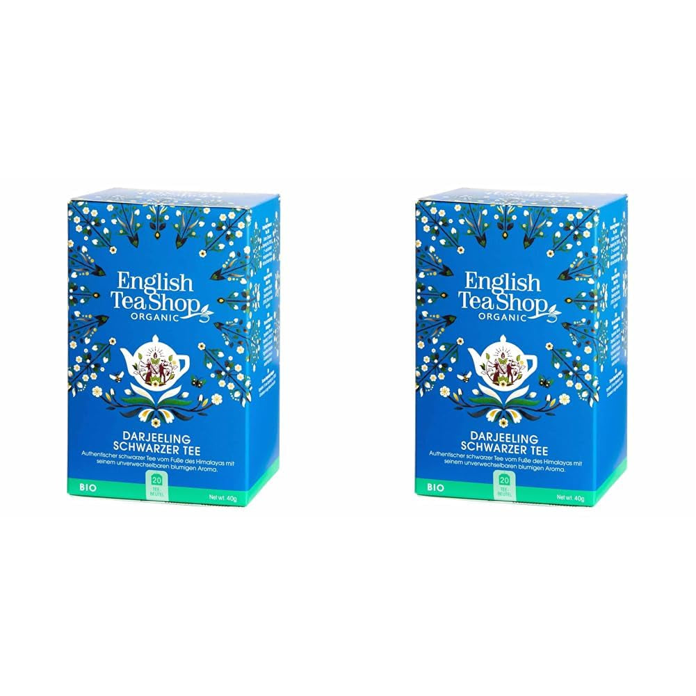 ETS - Herbata czarna Darjeeling, BIO, 20 torebek (opakowanie 2 szt.)