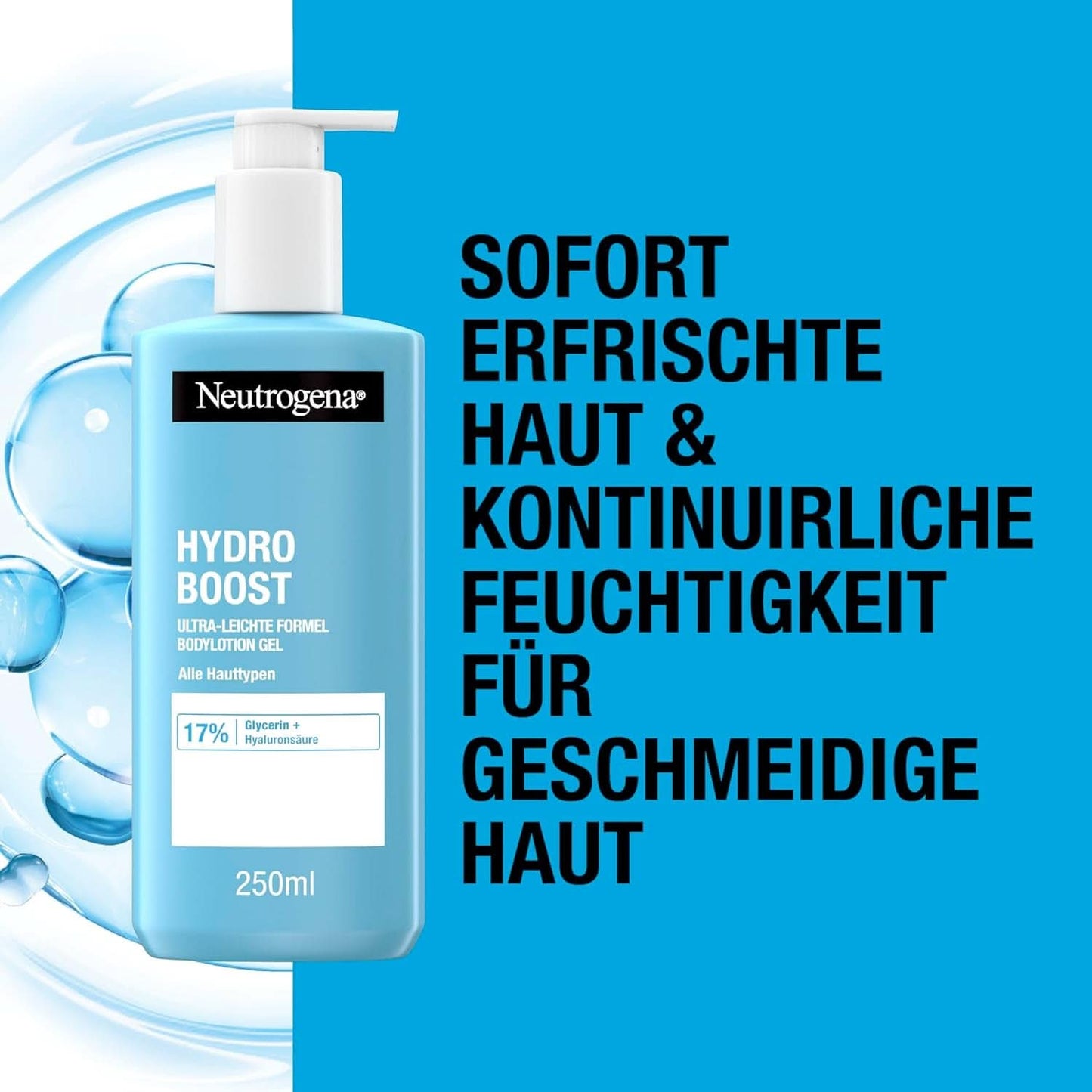 Neutrogena Hydro Boost Ultralekki balsam do ciała w żelu do delikatnej skóry, 250 ml Kosmetyki i Uroda Naty Shop