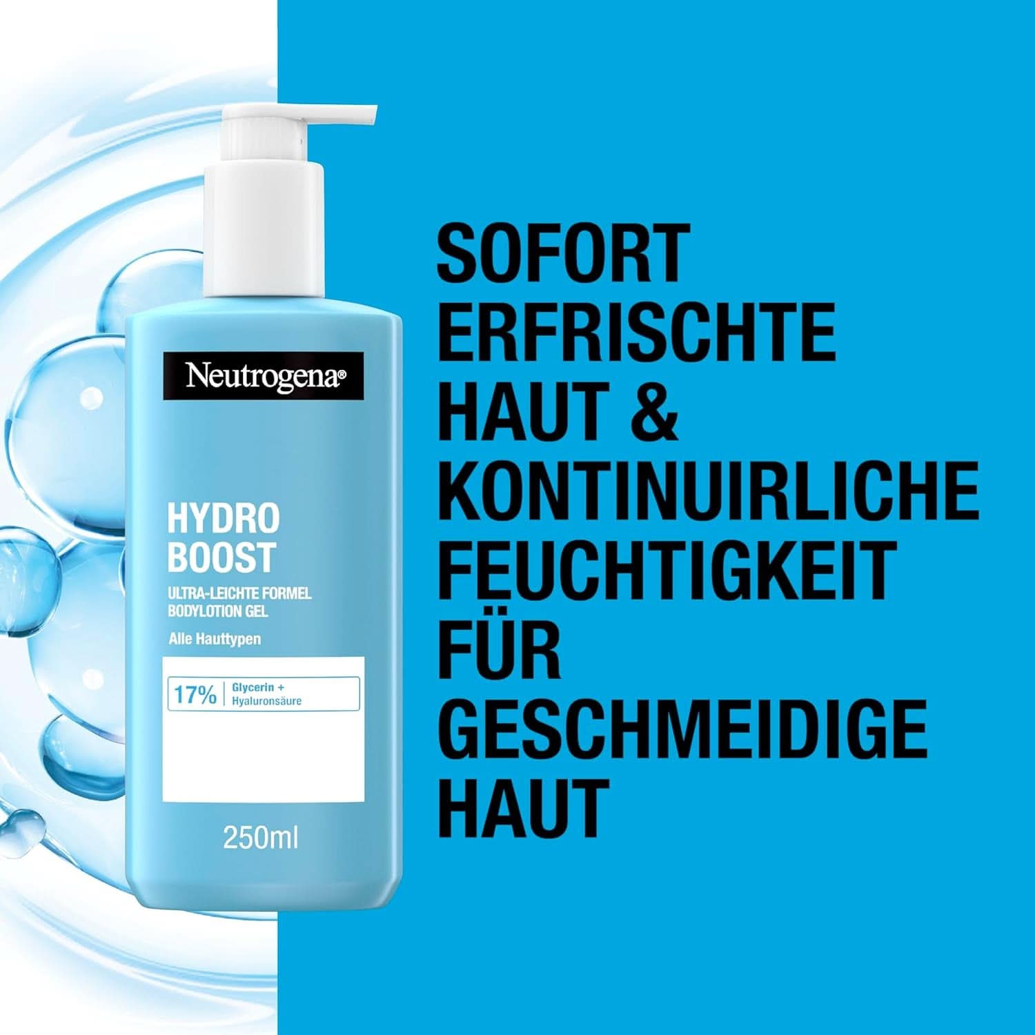 Neutrogena Hydro Boost Ultralekki balsam do ciała w żelu do delikatnej skóry, 250 ml Kosmetyki i Uroda Naty Shop