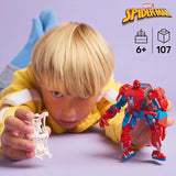LEGO Marvel Spider-Man Mech kontra. Anti-Venom — zabawka superbohatera z 2 minifigurkami — figurka z ruchomymi rękami, nogami i palcami — prezent dla chłopców i dziewcząt w wieku od 6 lat 76308 Besuche den LEGO-Store Zestawy konstrukcyjne