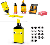 LEGO 11027 Klasyczny zestaw do kreatywnego budowania z neonem, zestaw klocków, zabawka do budowania z modelami: samochodu, ananasa, kosmity, wrotek, figurkami i nie tylko, dla dzieci od 5 lat i więcej Zestawy do budowania Besuche den LEGO-Store