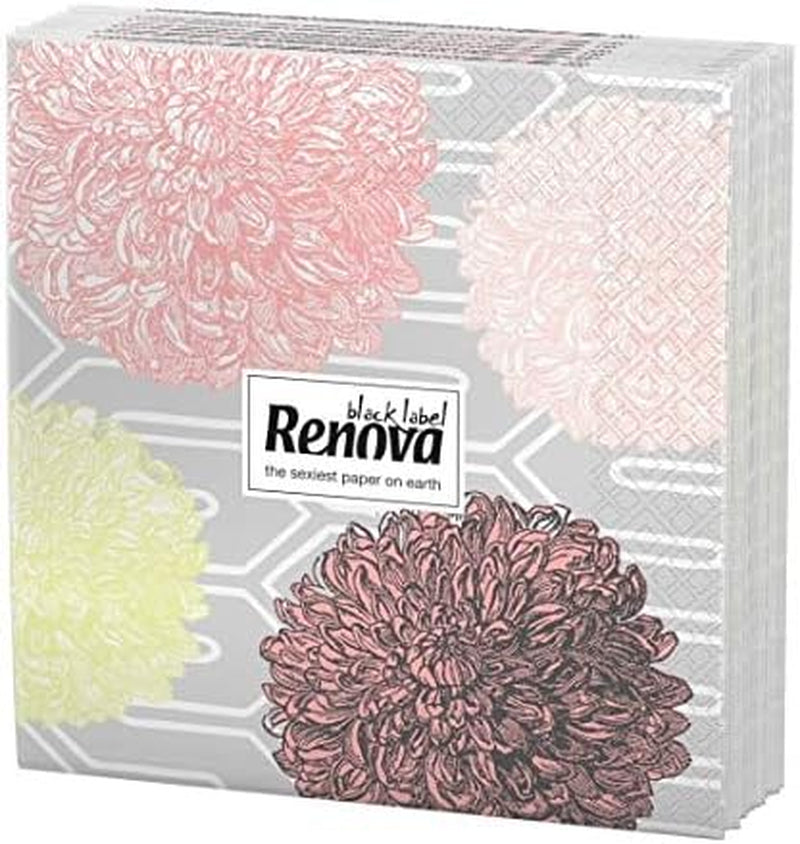 Serwetki papierowe Renova, bogato zdobione, 20 sztuk, 110 G