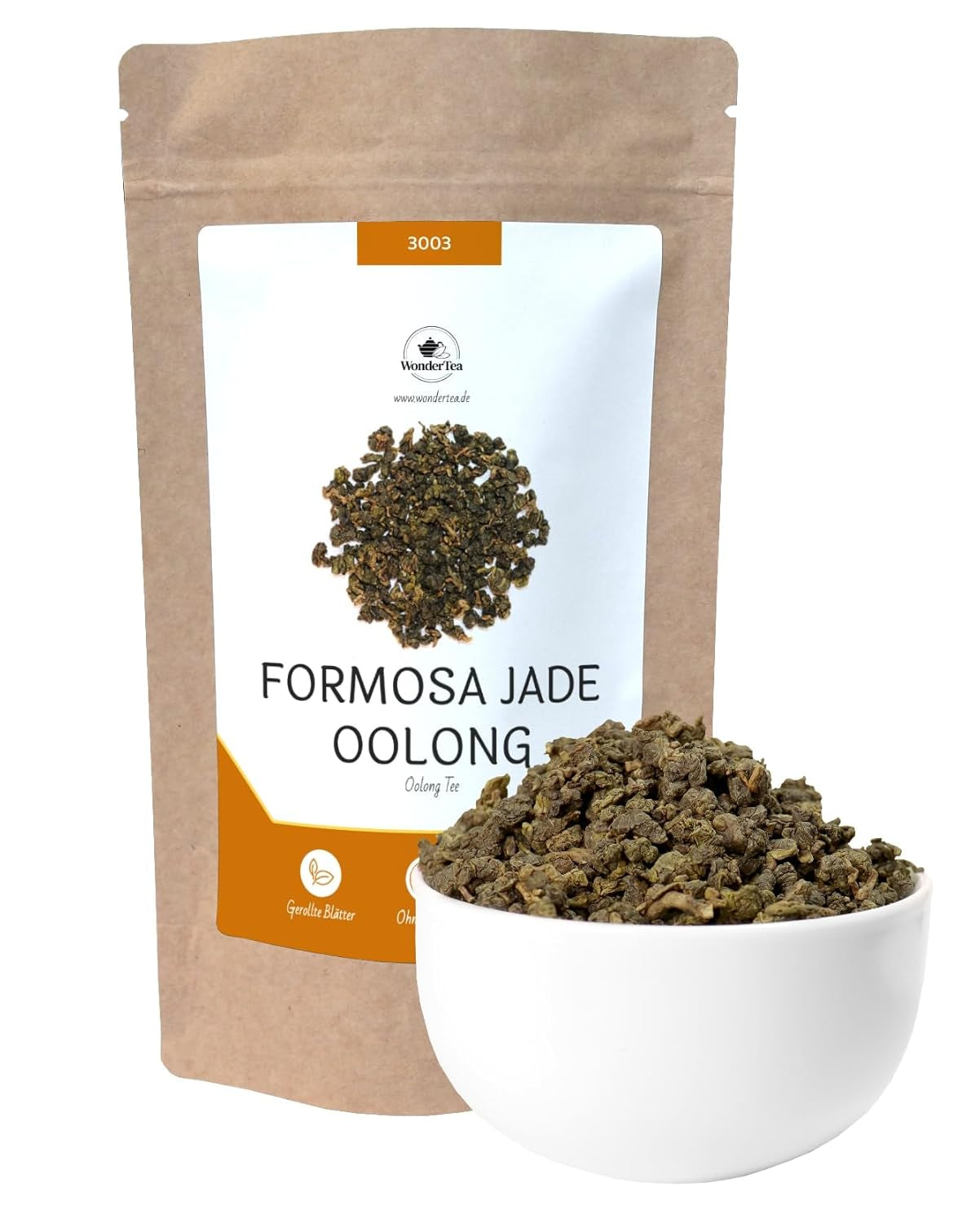 Formosa Jade Oolong, Tung Ting Jade Oolong, Premium Półfermentowana herbata z charakterem zielonej herbaty, Tajwańska herbata Nantou | Herbata Wondertea Formosa Jade Oolong (100 g)
