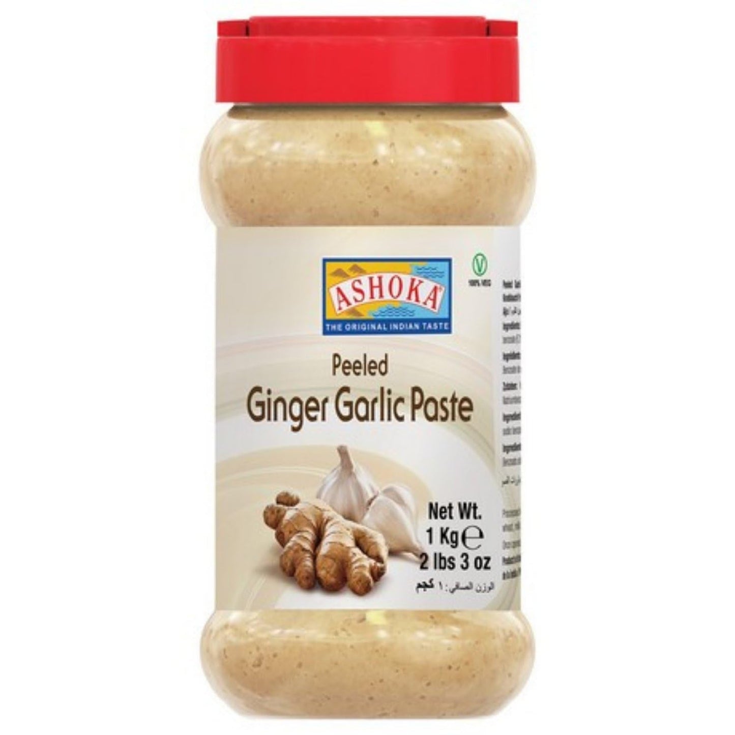 ASHOKA - Geschälte Ginger Knoblauch Pasta - (1 X 1 KG)