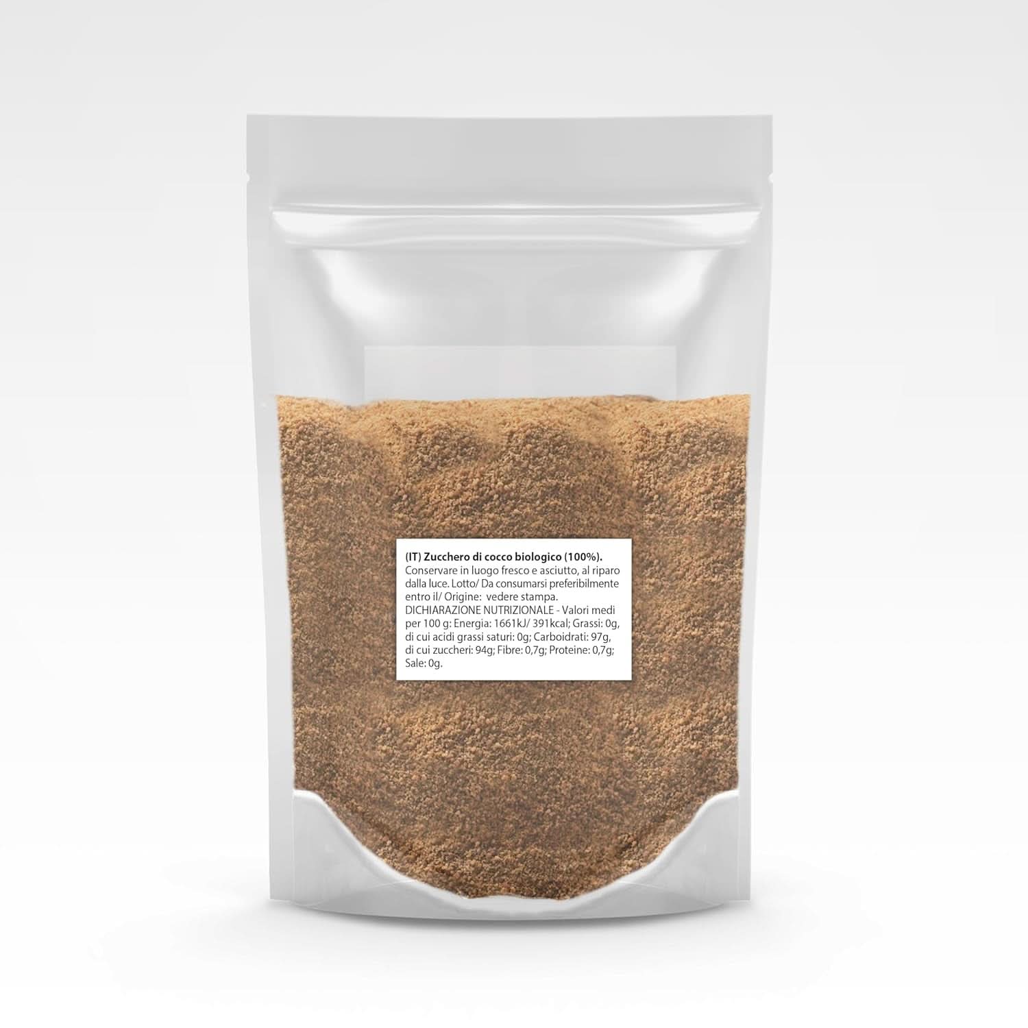 Cukier kokosowy-100% organiczny, nierafinowany, 1 Kg Słodziki Naty Shop