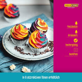 DECOCINO Czerwona pasta koloryzująca rozpuszczalna w tłuszczach - 15 g - Barwnik spożywczy na bazie oleju, idealny do barwienia czekolady, kremu maślanego, ciasta na fondant lub ciasteczka (3 sztuki w opakowaniu)