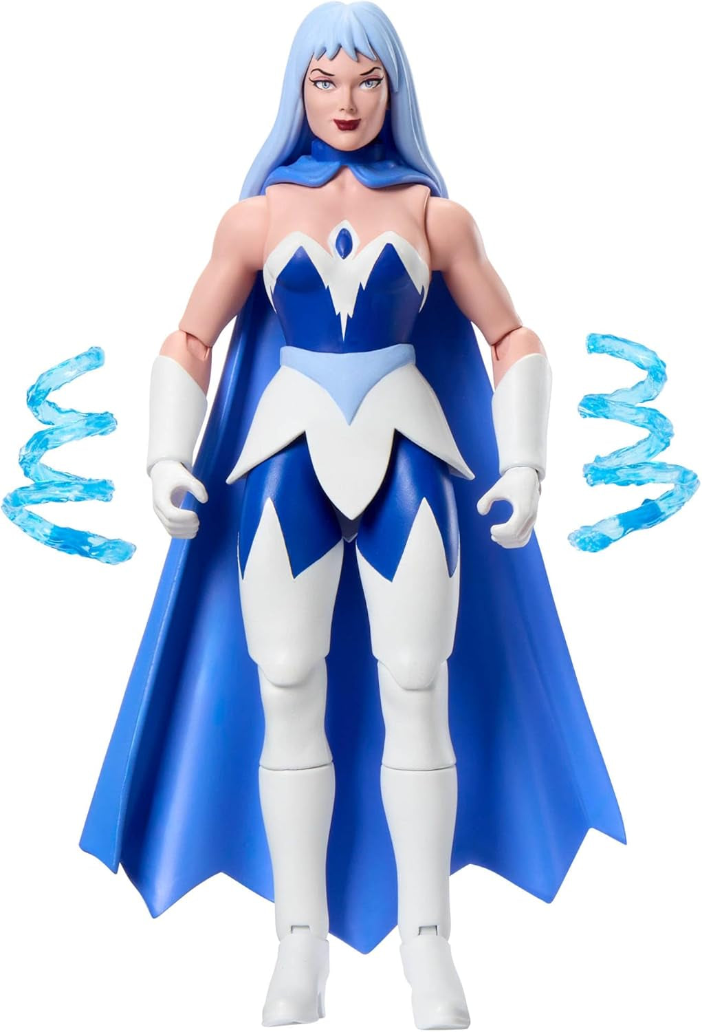 Masters of the Universe Origins Kolekcja figurek kreskówek Frosta, około 14 cm wzrostu, z serialu telewizyjnego z lat 80., księżniczka mocy z siłą lodu, szczegółowy projekt i peleryna, JBM87 Figurki Naty Shop