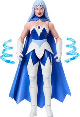 Masters of the Universe Origins Kolekcja figurek kreskówek Frosta, około 14 cm wzrostu, z serialu telewizyjnego z lat 80., księżniczka mocy z siłą lodu, szczegółowy projekt i peleryna, JBM87 Figurki Naty Shop