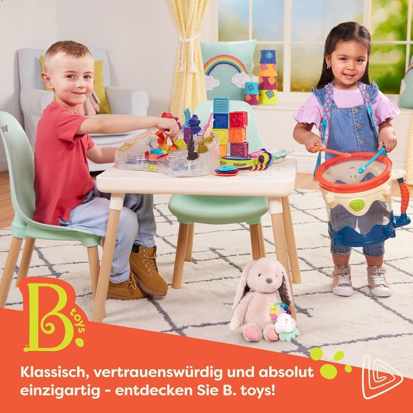 B. zabawki - Zabawka dla dzieci do krzesełka do karmienia - Zabawka z przyssawką z muzyką, światłami, dźwiękami - Zabawka sensoryczna - Zabawka motoryczna dla dzieci - od 6 miesiąca życia - Whirly Pop Baby Toys Naty Shop