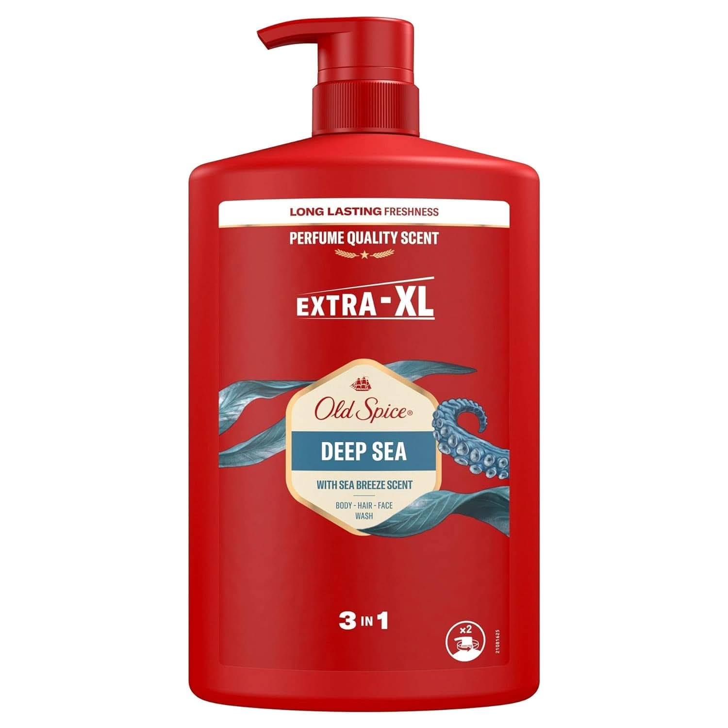 Old Spice Captain Żel pod prysznic i szampon 3 w 1 dla mężczyzn, 1 litr pod prysznic i do kąpieli Naty Shop Deep Sea