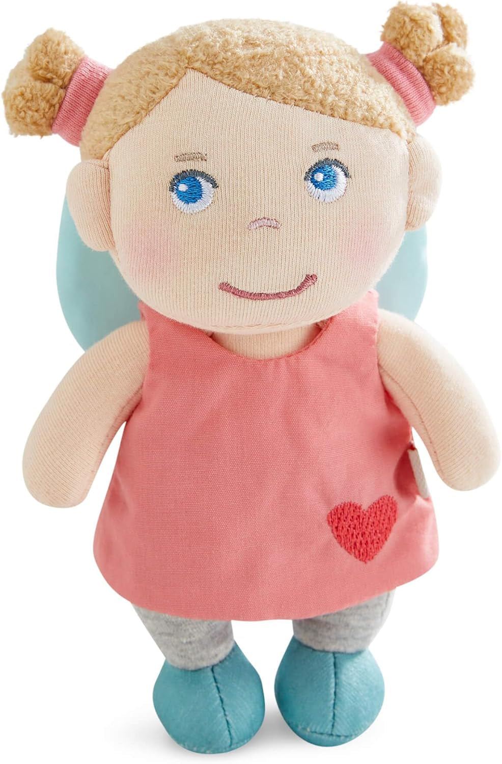 HABA Guardian Angel Lore - Puszysta lalka tekstylna (15 cm), idealny prezent powitalny dla niemowląt i małych dzieci - Można prać w temperaturze 30 °C - 2011870001