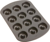 Wilton Donut-Backform Mit 12 Mulden Donutform, Hochwertige Donut Backform Mit Antihaftbeschichtung Für 12 Mini-Donuts, Spülmaschinenfest Formy i blachy do pieczenia Naty Shop Medium
