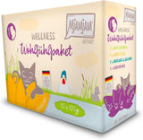 MjAMjAM - Mokra karma Premium dla kotów - Kurczak Wellness Pack 12 opakowań (12 x 125 g) bez zbóż z dodatkowym mięsem