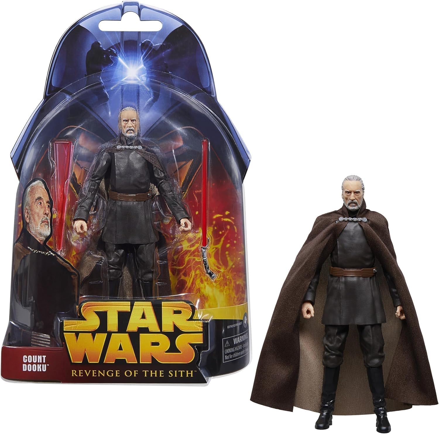 Gwiezdne Wojny Czarna Seria Hrabia Dooku, Gwiezdne Wojny: Zemsta Sithów 20 lat Kolekcjonerska figurka (15 cm) Figurki Naty Shop