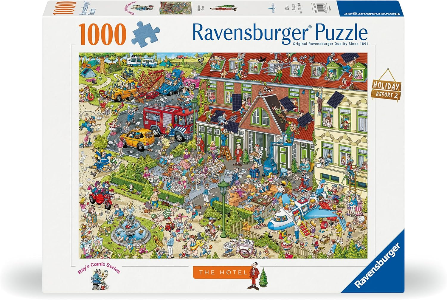 Puzzle Ravensburger 12000723 - Hotel - puzzle 1000 elementów dla dorosłych i dzieci od 14 lat, Puzzle Naty Shop
