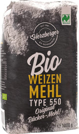 Mąka pszenna Herzberger Organic Naturland Typ 550, 1 kg
