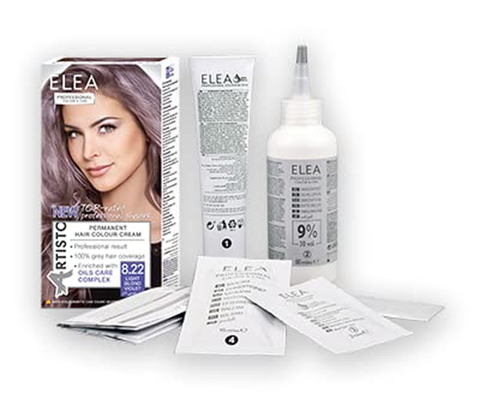 Color & Care trwała koloryzacja włosów 120ml, profesjonalny efekt, pokrycie siwych włosów, wzbogacona olejkowymi kompleksami pielęgnacyjnymi - Długotrwała koloryzacja włosów (10,1 Super jasny popielaty blond) Farba do włosów Naty Shop