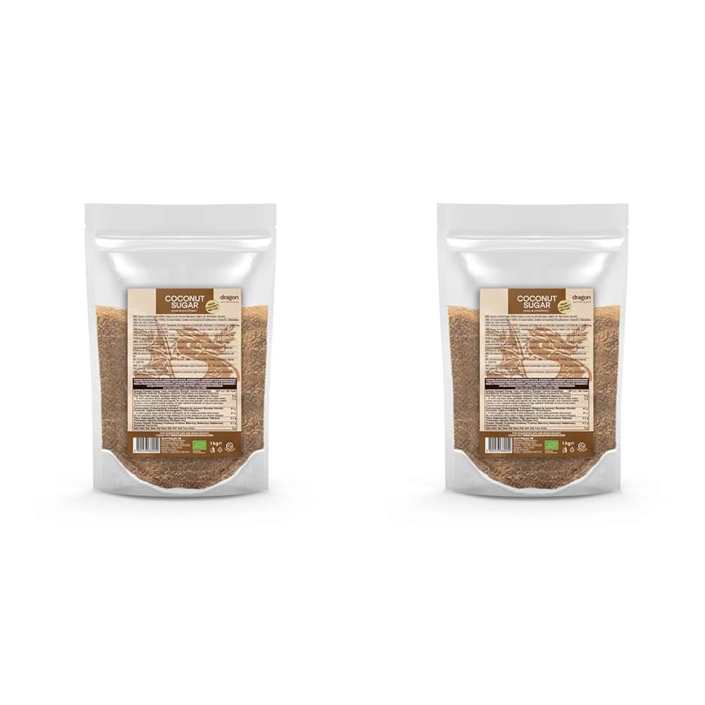 Cukier kokosowy-100% organiczny, nierafinowany, 1 Kg Słodziki Naty Shop 2 x 1 Kg