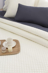 Todocama Fine Boutique Narzuta na łóżko Wiosna Lato Jesień Zima 100% wyjątkowo miękka mikrofibra Wielofunkcyjna narzuta 105-200 x 260 cm Beżowy Łóżka i koce Besuche den Todocama-Store