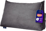 Poduszka do czytania Traumnacht Cosy Back Cushion, 70 x 40 cm ciemnoszara, zdejmowany i nadający się do prania pokrowiec wykonany w 100% z poliestru, praktyczna kieszeń boczna, certyfikat Oeko-Tex, wyprodukowana zgodnie z niemieckimi standardami jakości