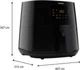 Philips 3000Er Airfryer XL - Technologia Rapid Air, smażenie do 90% mniej tłuszczu, pojemność 1,2 kg, 6,2 litra, ekran dotykowy Sprzęt AGD Naty Shop