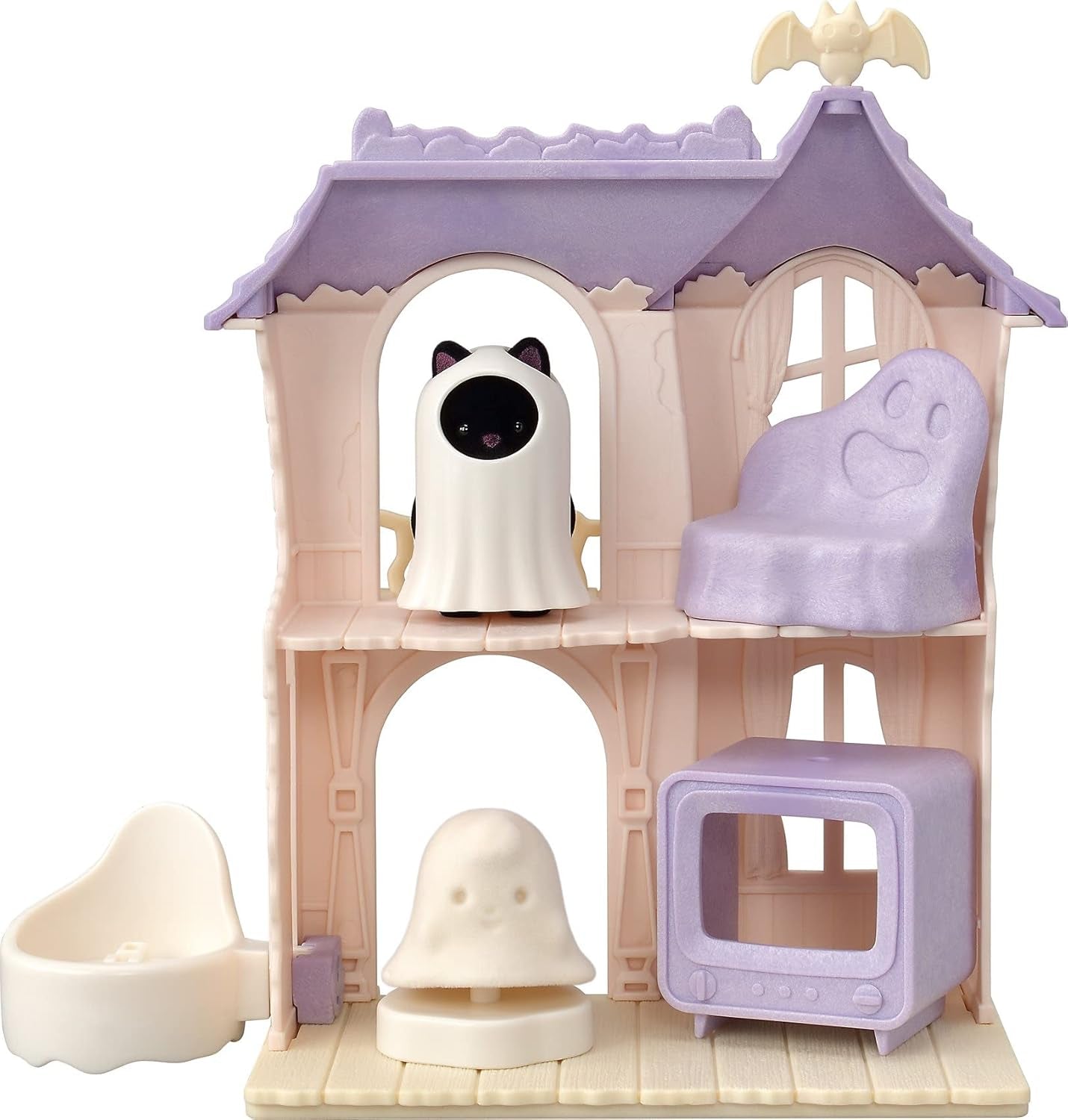 Sylvanian Families 5542 Straszny nawiedzony dom – zestaw z domkiem dla lalek