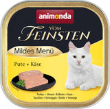 animonda vom Feinsten Mild Menu Mild Variety (32 x 100g), bez zbóż, bez cukru, mokra karma dla kotów, lekkostrawna karma z mięsem indyka