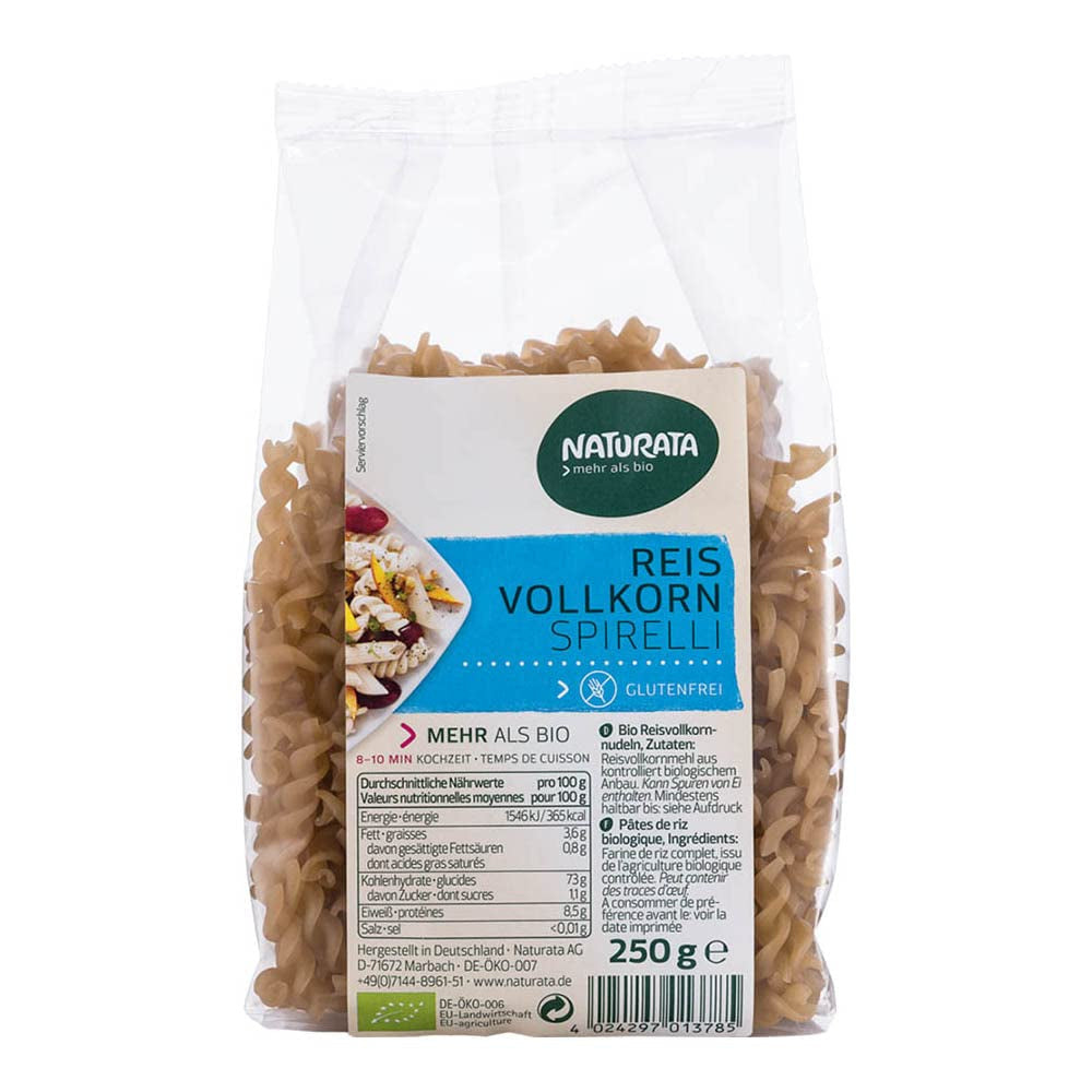 Organiczne penne, cały ryż (1 x 250g)