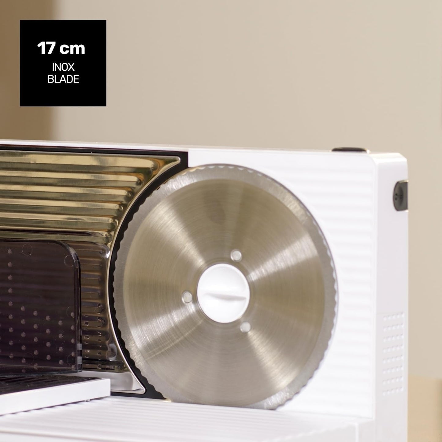 Cutmaster Compact, krajalnica, stal nierdzewna, Niszczarki i krajalnice 100 W Naty Shop