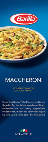 Makaron z pszenicy durum Barilla Maccheroni n. 44 – Opakowanie 1 szt. (1x1kg)