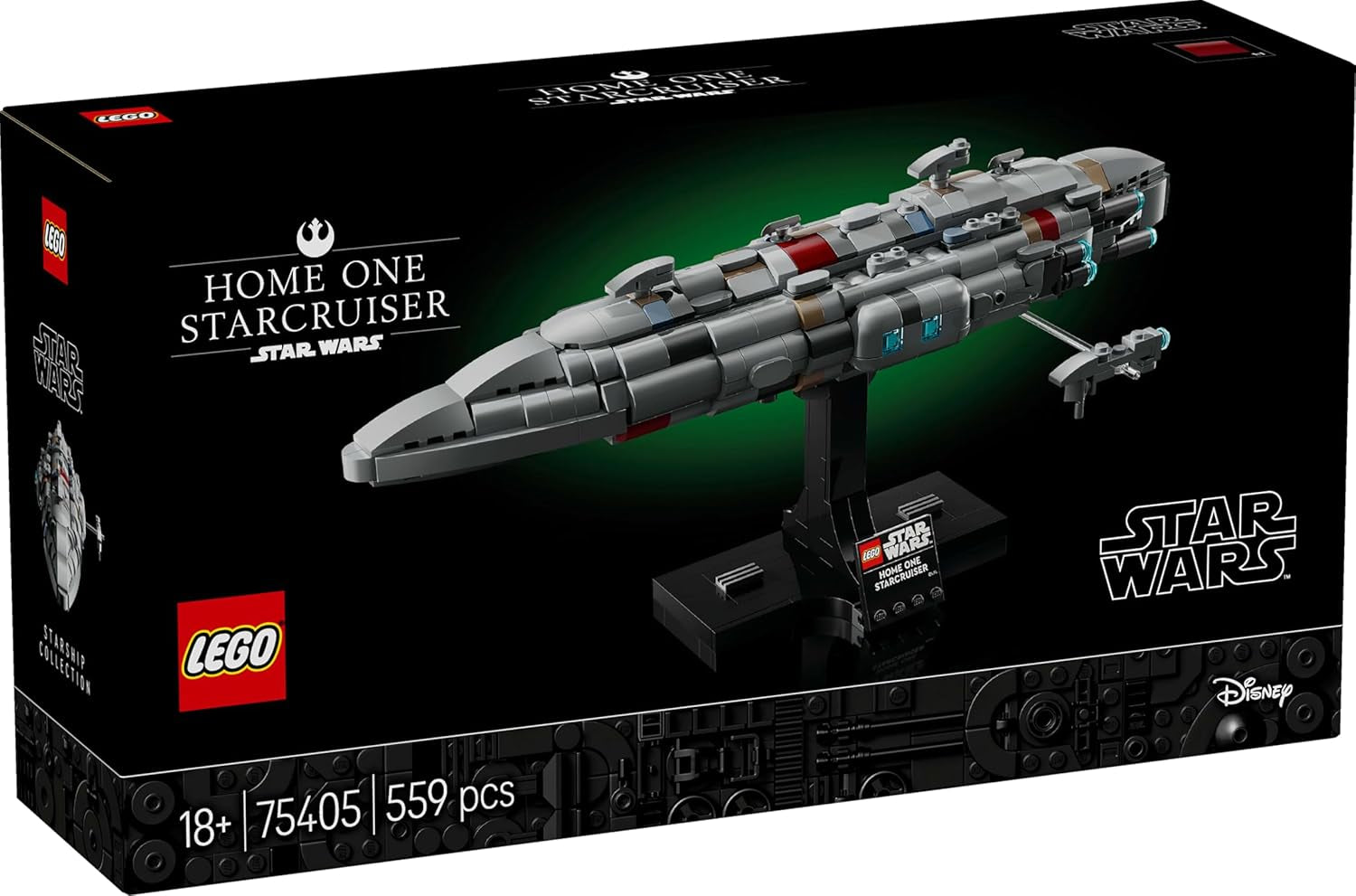 LEGO Star Wars 75405 Home One Starcruiser z Powrotu Jedi - Model statku kosmicznego - Zestaw fantasy i kolekcjonerski do zbudowania i wystawienia - Prezent dla dorosłych i nastolatków Zestawy do budowania Besuche den LEGO-Store