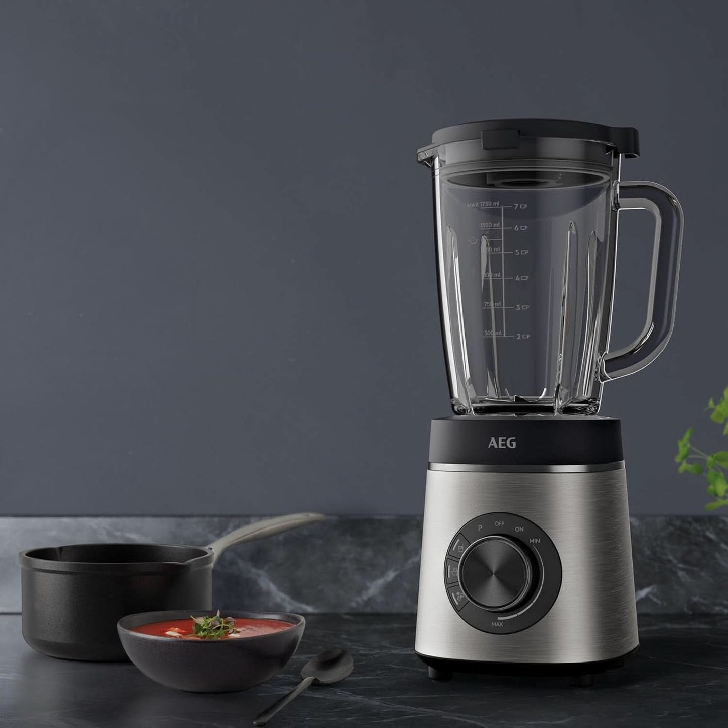 AEG TB6-1-6S MIKSER STOJĄCY / Regulacja prędkości 3 programy Smoothie ICE Funkcja Kuchnia Naty Shop