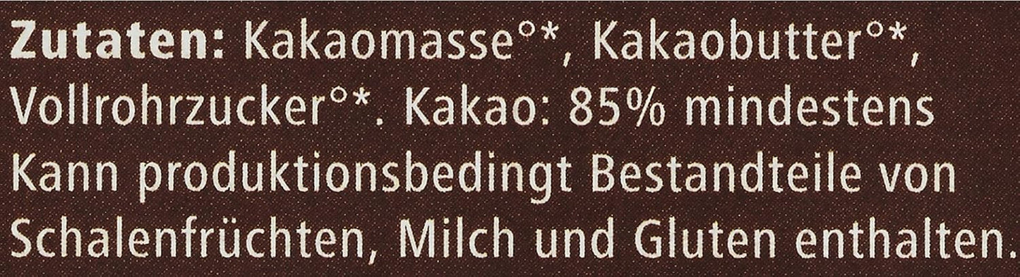 Gorzki Grand Noir organiczny, 85%, 100g