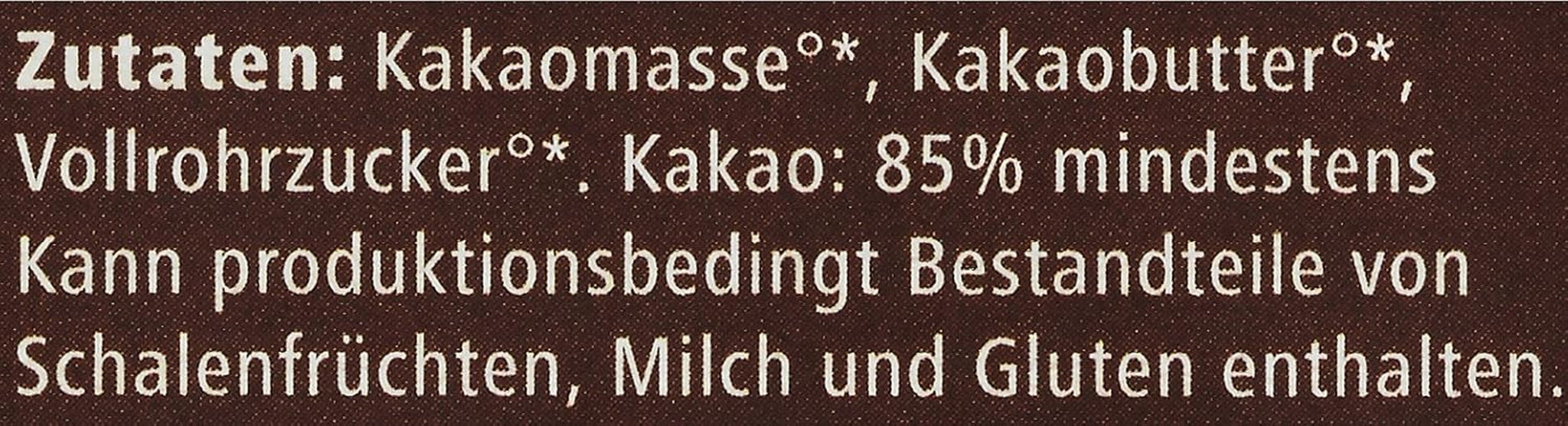 Gorzki Grand Noir organiczny, 85%, 100g