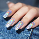 Proszek do paznokci Chrome Aurora Ice Shimmer Chromowany proszek pigmentowy 4 szt. Proszek chromowany Nägel Nail Art Nageldesign