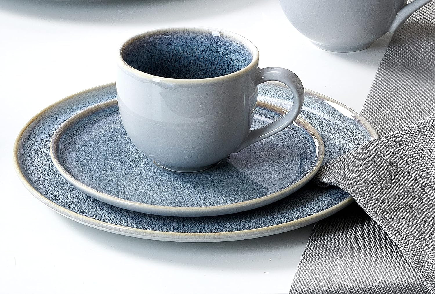 Serwis do kawy Ritzenhoff & Breker Skagen Stone, 12 sztuk, szaro-niebieski