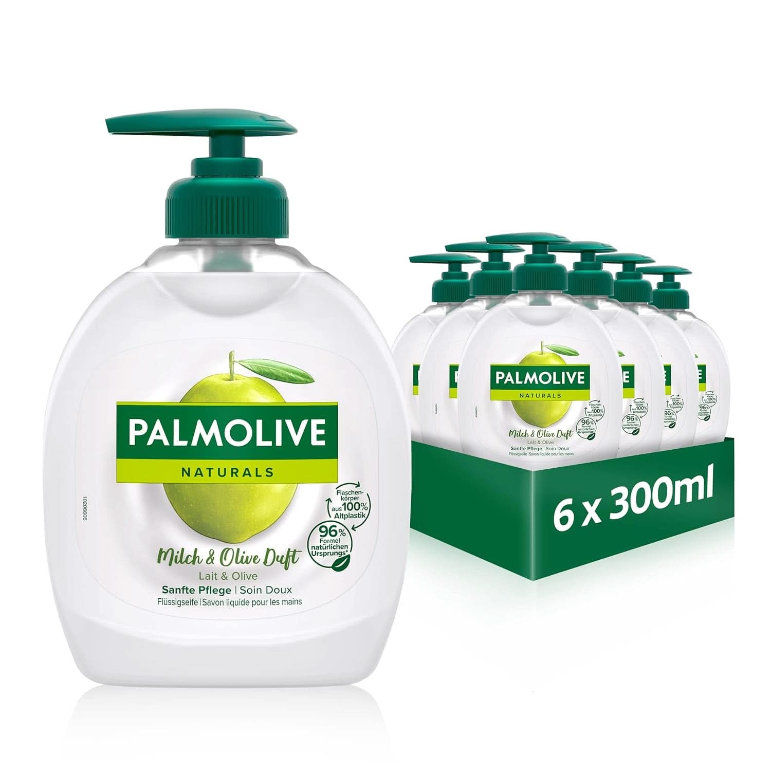 Palmolive Mydło w płynie do rąk, zestaw 6 x 300 ml Naty Shop Default Title