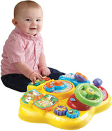 Stół do zabawy Vtech Baby Adventure - Kolorowy stół do zabawy dla dzieci z 6 placami zabaw i elementami interaktywnymi - Ucz się kolorów, liczb, zwierząt, muzyki i kształtów poprzez zabawę - Dla dzieci w wieku 12-36 miesięcy Baby Toys Naty Shop